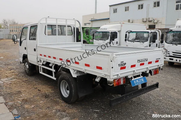 Qingling Isuzu 100P 120 hp 4X2(6 roues) 3.235m double-row flatbed light truck (axle ratio 5.375) Extérieur (3) | 86Trucks