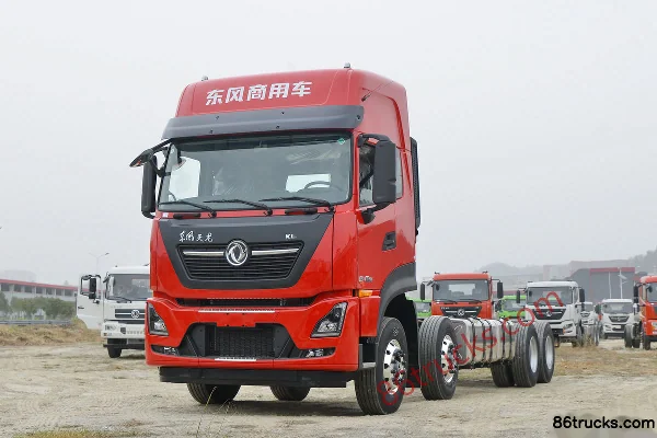 Dongfeng Commercial Vehicle Tianlong KL 465 ch 8X4(12 roues) 9,6 m camion porteur fourgon Extérieur (3) | 86Trucks