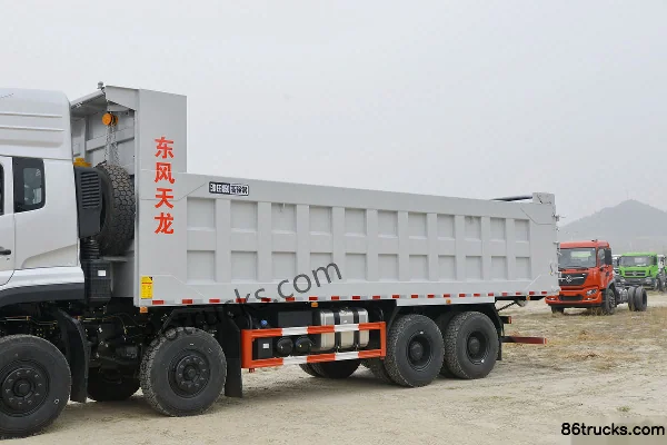 Dongfeng Commercial Vehicle Tianlong KC Heavy Truck 465 hp 8X4(12 wheels) 8.2m Dump Truck (China VI) (Front Axle 9T) Body (1) | 86Trucks