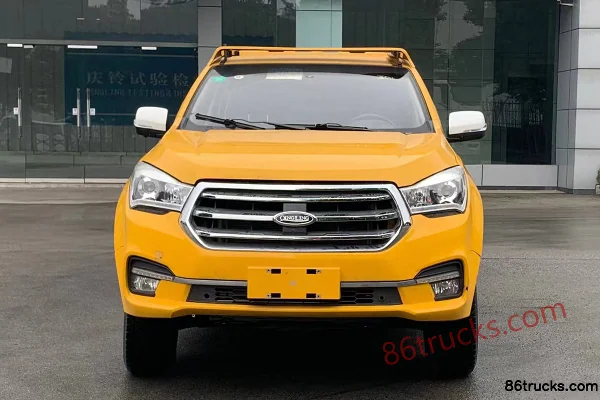Qingling Isuzu Daka TAGA 2022 Model Deluxe Edition 2WD Double Cab Pure Electric Van Pickup (2) | 86Trucks