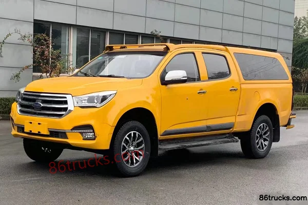 Qingling Isuzu Daka TAGA 2022 Model Deluxe Edition 2WD Double Cab Pure Electric Van Pickup (3) | 86Trucks