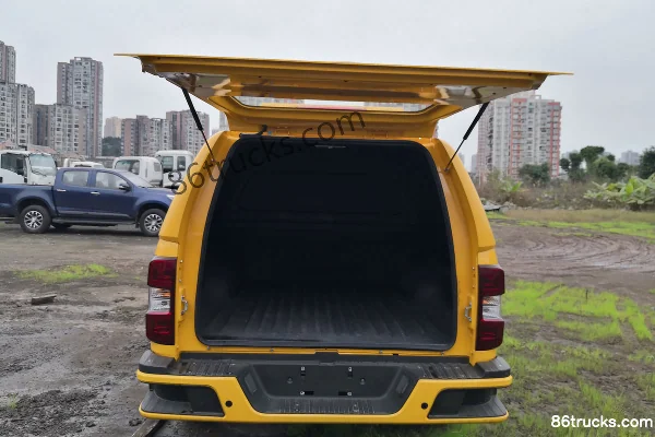Qingling Isuzu Daka TAGA 2022 Model Deluxe Edition 2WD Double Cab Pure Electric Van Pickup Body (1) | 86Trucks