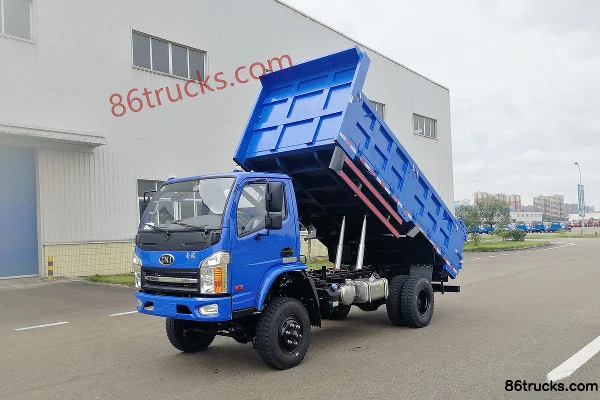 NanJun Xinxiangkang 2022 163hp 4X4(6 wheels) 4.1m Off-Road Dump Truck Exterior (3) | 86Trucks