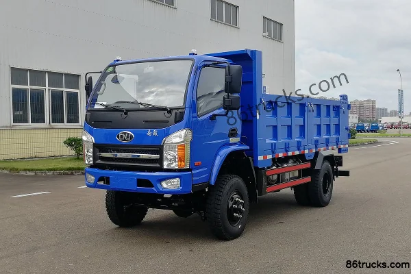 NanJun Xinxiangkang 2022 163hp 4X4(6 wheels) 4.1m Off-Road Dump Truck Exterior (2) | 86Trucks