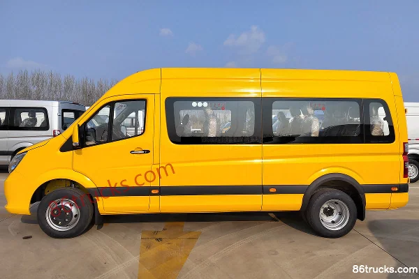 Foton véhicule utilitaire Tuyano 2022 177 ch 2,8 T diesel 14 places fourgon empattement allongé toit moyen (double roues arrière) Extérieur
