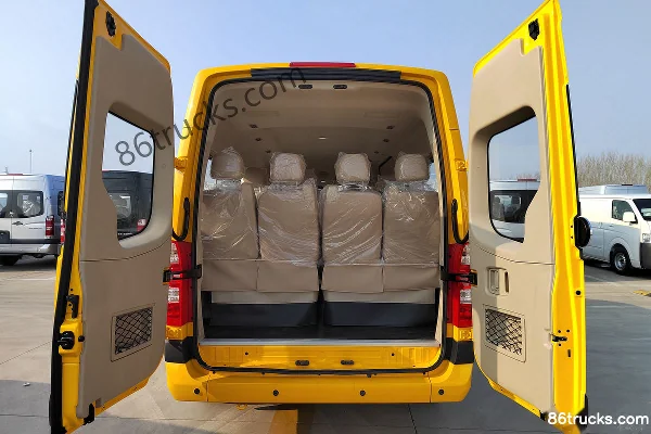 Foton véhicule utilitaire Tuyano 2022 177 ch 2,8 T diesel 14 places fourgon empattement allongé toit moyen (double roues arrière) Carrosseri