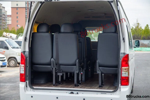 Foton Business Vehicle Fengjing G9 2022 Zunxiang Edition 160hp 2.4L Gasoline 9-Seat Long Wheelbase High Roof Business Vehicle Cargo Box (2)