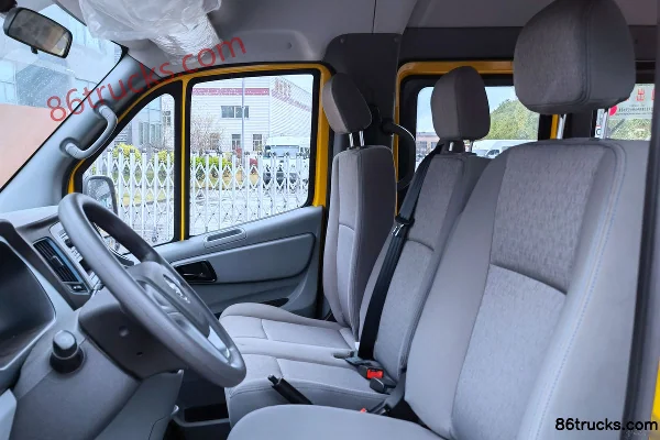 Foton Tuyano 2022 Enjoy Edition 150 hp 2.0T Diesel 4x2(6 wheels) 9-Seat Dump Truck Work Truck Cab (1) | 86Trucks