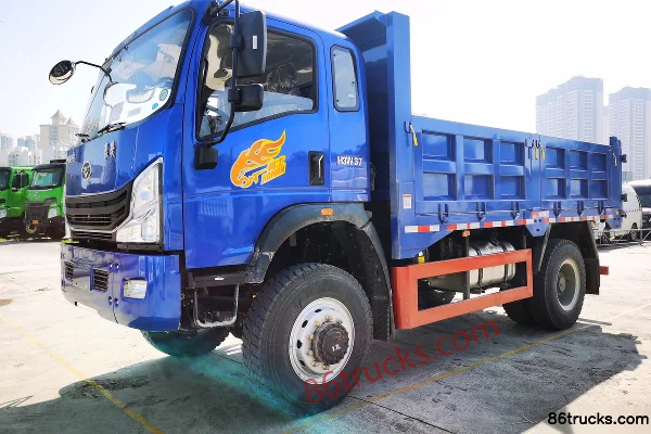 Sinotruk HOWO MAN H3 235 hp 4X4(6 wheels) 4.3m Off-Road Dump Truck Exterior