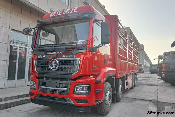 SHACMAN Delong M3000S version légère 430 ch 8X4(12 roues) CNG camion porteur à ridelles 9,5 m (China VI) Extérieur (2) | 86Trucks
