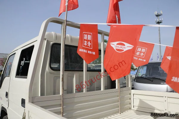 Foton Times Xiaoka Star 3 115 ch 4X2(6 roues) 3.2m double-row flatbed light truck Carrosserie (1) | 86Trucks