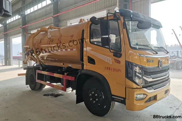 Dongfeng T3 150 hp 4X2(6 wheels) Vacuum Sewage Truck (China VI) (Zhuanzhi Brand) Exterior (3) | 86Trucks
