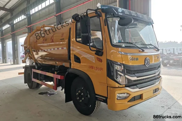 Dongfeng T3 150 hp 4X2(6 wheels) Vacuum Sewage Truck (China VI) (Zhuanzhi Brand) Exterior (2) | 86Trucks