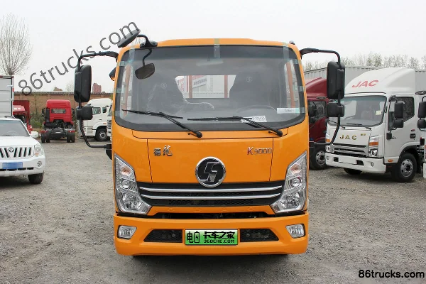 SHACMAN Light Truck Delong K3000 4.18m Pure Electric Flatbed Cargo Truck (Hydraulic Brake) 81.14kWh 4X2(6 wheels) Exterior (2) | 86Trucks