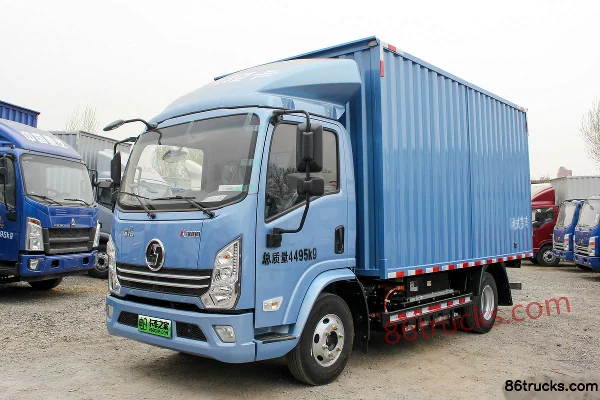 SHACMAN Light Truck Delong K3000 4.18m Van Electric Light Truck 98.04kWh 4X2(6 wheels) Exterior (3) | 86Trucks
