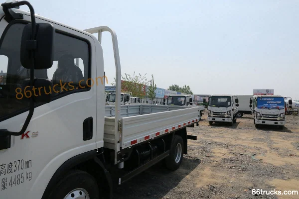 JAC Weiling K5 132 hp 4X2(6 wheels) 3.7m Single Row Flatbed Light Truck Body (1) | 86Trucks