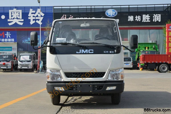 JMC Shunwei petit camion 122 ch 4X2(6 roues) 2,69 m plateau à ridelles cabine double (China VI) Extérieur (2) | 86Trucks