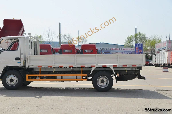JMC Shunwei Narrow Body 143hp 4X2(6 wheels) 4.255m Single Row Flatbed Light Truck (China VI)(Hydraulic Brake) (2) | 86Trucks