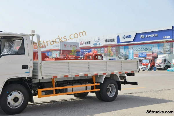 JMC Shunwei Narrow Body 143hp 4X2(6 wheels) 4.255m Single Row Flatbed Light Truck (China VI)(Hydraulic Brake) (1) | 86Trucks