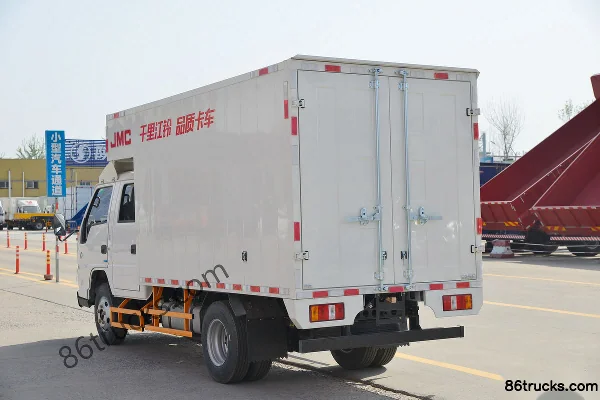 JMC Shunwei Narrow Body 127hp 4X2(6 wheels) 3.32m Double Row Van Light Truck (China VI)(Hydraulic Brake)(Ratio 6.142) (3) | 86Trucks