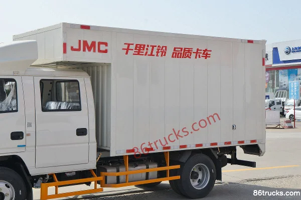 JMC Shunwei Narrow Body 127hp 4X2(6 wheels) 3.32m Double Row Van Light Truck (China VI)(Hydraulic Brake)(Ratio 6.142) (1) | 86Trucks