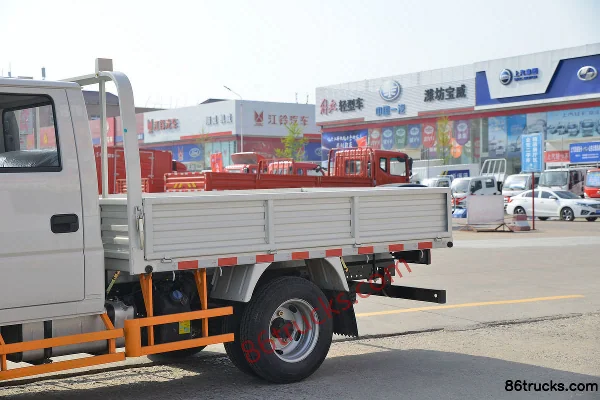 JMC Shunwei petit camion 122 ch 4X2(6 roues) 2,69 m plateau à ridelles cabine double (China VI) Carrosserie (1) | 86Trucks