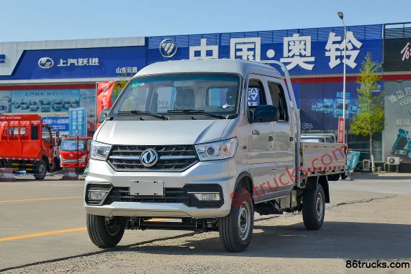 Dongfeng T3 (formerly Xiaobawang W) 1.5L 125 hp 4X2(6 wheels) 2.7m Double Row Flatbed Light Truck (China VI) Exterior (3) | 86Trucks