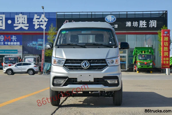 Dongfeng T3 (formerly Xiaobawang W) 1.5L 125 hp 4X2(6 wheels) 2.7m Double Row Flatbed Light Truck (China VI) Exterior (2) | 86Trucks