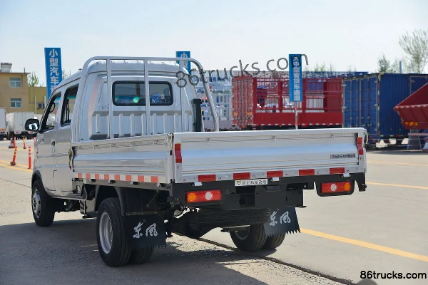 Dongfeng T3 (formerly Xiaobawang W) 1.6L 123 hp 4X2(6 wheels) 2.7m double row flatbed light truck (with A/C) (China VI) Body (3) | 86Trucks