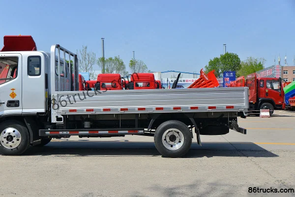 Foton Aumark S1 Series Zhiying Edition 131hp 4X2(6 wheels) 3.83m single-row flatbed light truck (hydraulic brake)(China VI) Body (2) | 86Tru