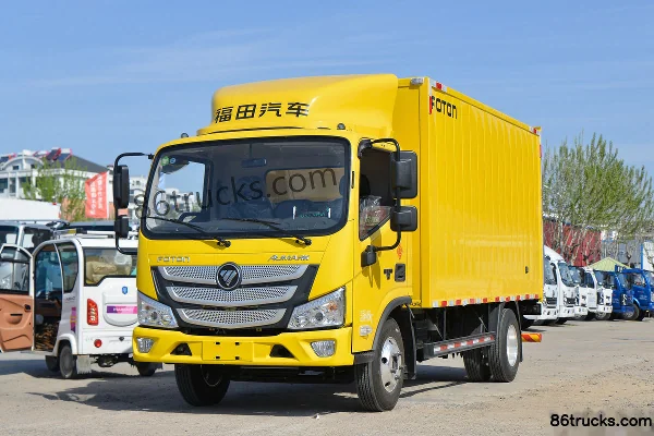 Foton Aumark S1 Series Zhiying Edition 131 hp 4X2(6 wheels) 4.14m Single Row Van Light Truck (China VI) (Hydraulic Tailgate) Exterior (3)