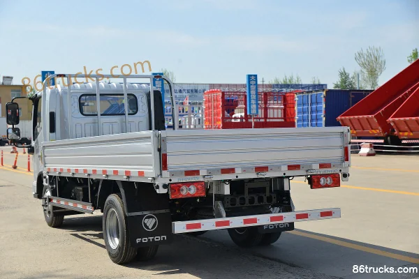 Foton Aumark S1 Series Zhiying Edition 131ch 4X2(6 roues) 4.17m Single Row Flatbed Light Truck (China VI) Carrosserie (3) | 86Trucks