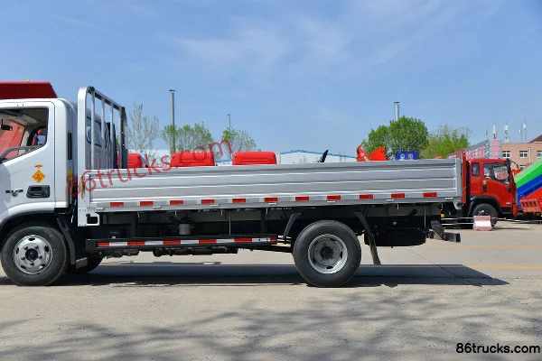 Foton Aumark S1 Series Zhiying Edition 131ch 4X2(6 roues) 4.17m Single Row Flatbed Light Truck (China VI) Carrosserie (2) | 86Trucks