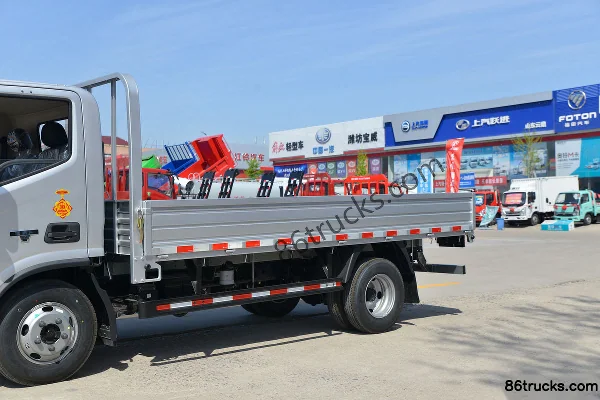 Foton Aumark S1 Series Zhiying Edition 131ch 4X2(6 roues) 4.17m Single Row Flatbed Light Truck (China VI) Carrosserie (1) | 86Trucks