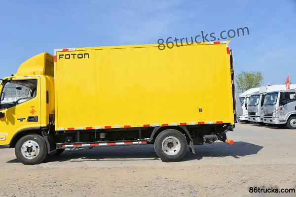 Foton Aumark S1 Series Zhiying Edition 131 hp 4X2(6 wheels) 4.14m Single Row Van Light Truck (China VI) (Hydraulic Tailgate) Body (2) | 86Tr