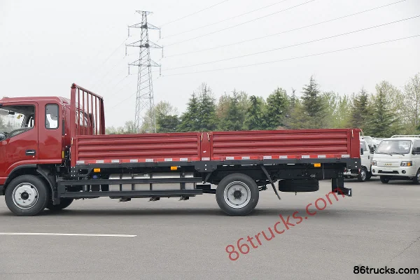 JAC Qingtianzhu 170 ch 4X2(6 roues) 5,4 m camion porteur à ridelles cabine approfondie (China VI) Carrosserie (2) | 86Trucks