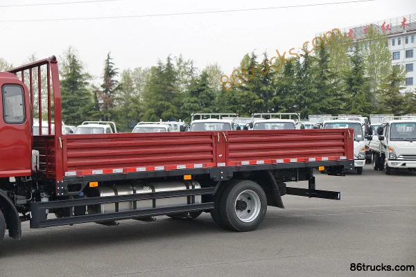 JAC Qingtianzhu 170 ch 4X2(6 roues) 5,4 m camion porteur à ridelles cabine approfondie (China VI) Carrosserie (1) | 86Trucks