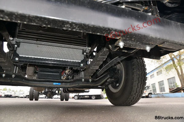 JAC Dewos V8 195 ch 4X2(6 roues) 9,325 m camion porteur fourgon (China VI) Châssis (3) | 86Trucks