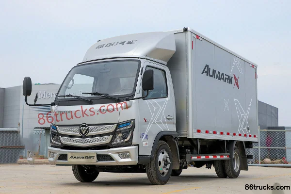 Foton Aumark X Dream Edition 125 hp 4X2(6 wheels) 4.14m Single Row Van Truck (Air Brake) Exterior (3) | 86Trucks