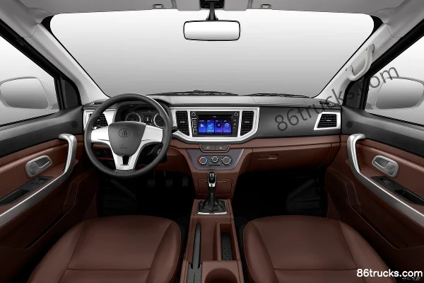 BAIC Ruixiang Boteng V2 Standard 113hp 1.5L Gasoline 7-Seat Multi-Purpose Passenger Vehicle Cab (1) | 86Trucks