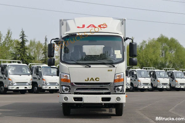 JAC Shuailing K280 102 hp 4X2(6 wheels) 3.3m Double Row Van Light Truck Exterior (2) | 86Trucks