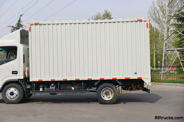 JAC Shuailing Q3 130 hp 4X2(6 wheels) 4.13m single-row van truck (China VI) (axle ratio 5.375) Body (2) | 86Trucks