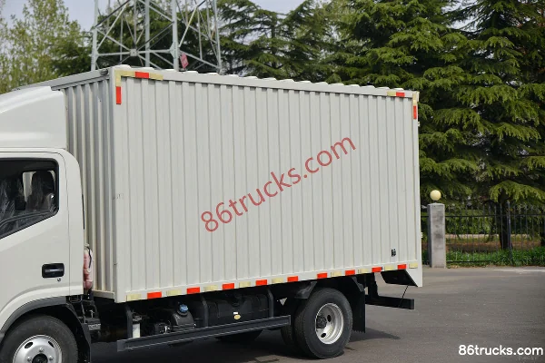 JAC Shuailing Q3 130 hp 4X2(6 wheels) 4.13m single-row van truck (China VI) (axle ratio 5.375) Body (1) | 86Trucks