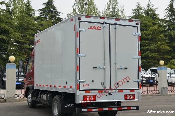 JAC Shuailing E Medium Body 129hp 4X2(6 wheels) 3.82m Single Row Van Light Truck (China VI) (3) | 86Trucks