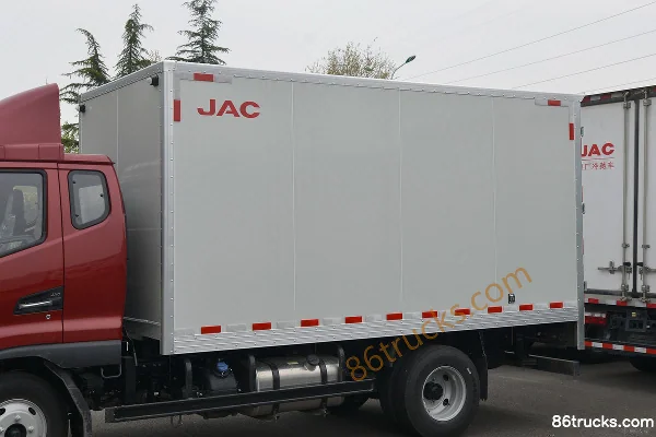 JAC Shuailing E Medium Body 129hp 4X2(6 wheels) 3.82m Single Row Van Light Truck (China VI) (1) | 86Trucks