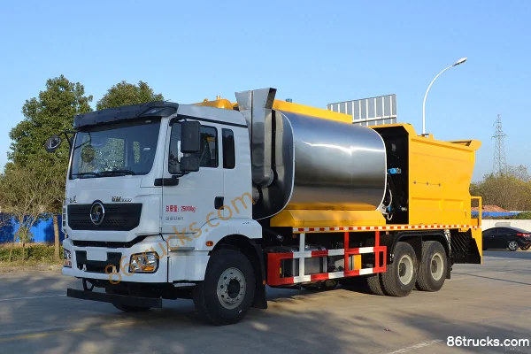 SHACMAN Delong New M3000 350 hp 6X4(10 wheels) Chip Sealer (Xindongri Brand) Exterior (3) | 86Trucks