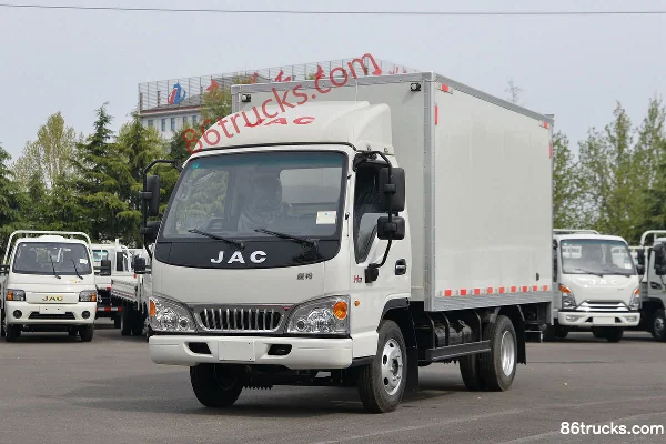 JAC Kangling H3 95 ch 4X2(6 roues) camion léger fourgon à cabine simple 3,7 m (China VI) Extérieur (3) | 86Trucks