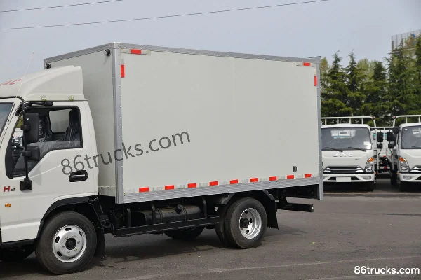 JAC Kangling H3 95 ch 4X2(6 roues) camion léger fourgon à cabine simple 3,7 m (China VI) Carrosserie (1) | 86Trucks