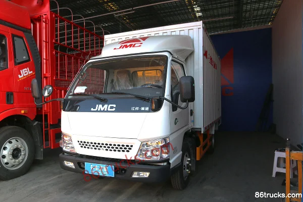 JMC Shunwei light truck 122hp 4X2(6 wheels) 3.85m single-row van light truck (China VI) Exterior (3) | 86Trucks