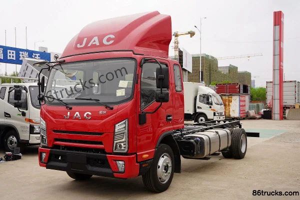 JAC Qingtianzhu 220hp 4X2(6 wheels) 5.85m Semi-row Cage Cargo Truck (China VI) Exterior (3) | 86Trucks